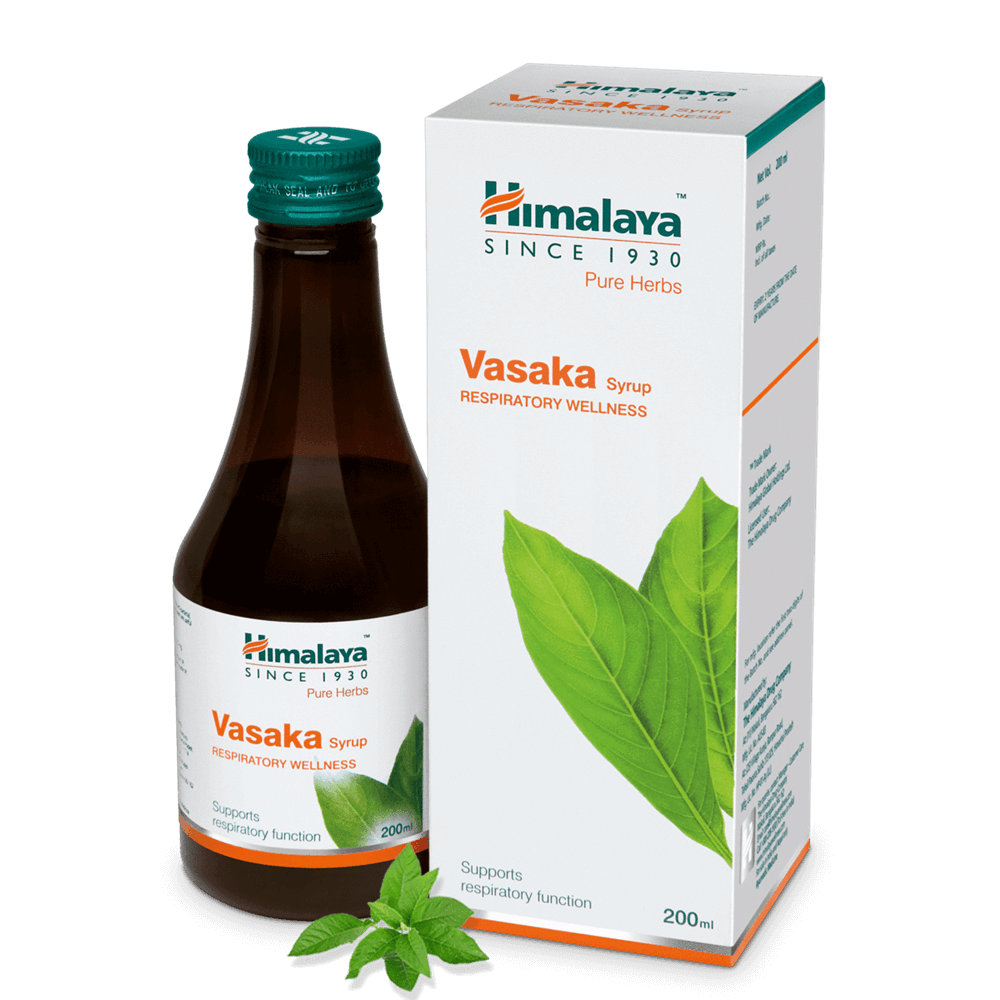 Himalaya Pure Herbs Vasaka Respiratory Wellness Syrup